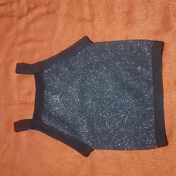 Phat Buddha Yoga Top Size XS/S Sparkly Black - Picture 2 of 4